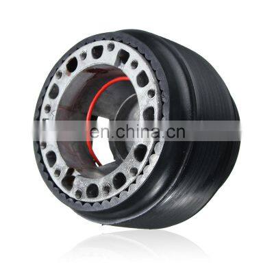 Black Steering Wheel Quick Release Short Hub Adapter For RENAULT CLIO MK2 1998 - 2005