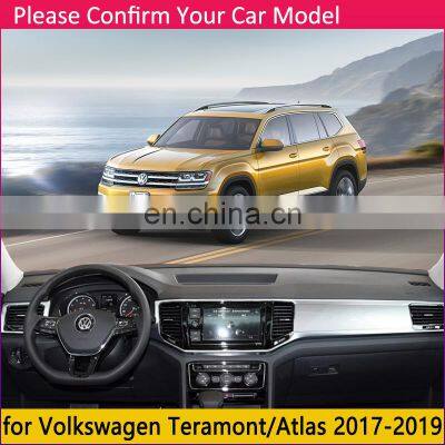 for VW Volkswagen Teramont Atlas 2017 2018 2019 Anti-Slip Mat Dashboard Cover Pad Sunshade Dashmat Anti-uv Carpet Accessories