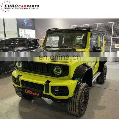 Jimny 4x4 body kits for Jimny 2018-2021model 4x4 wide G63 body kits for Jimny autoparts car accessory