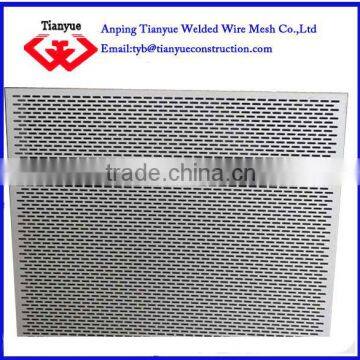 SS 316L perforated metal sheet with 60 degree hole