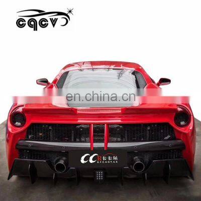 Body Kit for Ferrari 458 in Misha Style Front Bumper Rear Bumper Hood Carbon Fiber Front Lip Rear Lip Side Skirts Fenders Canard