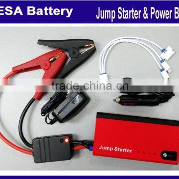 for Any Displacement Gasoline Car / Diesel Vehicle Thin Tpye 11000mAh Li-ion Battery for USB EC5 Output Jump Starter Quality Choice photo-5