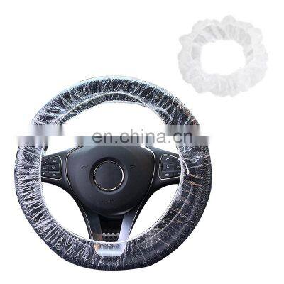 JZ China Factory price sale Disposable plastic Waterproof Car Steering Wheel Cover