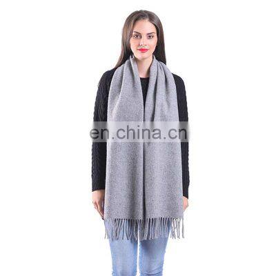 Wholesale Inner Mongolia Solid 100% Cashmere Scarf Pashmina Kaschmir Shawl photo-4