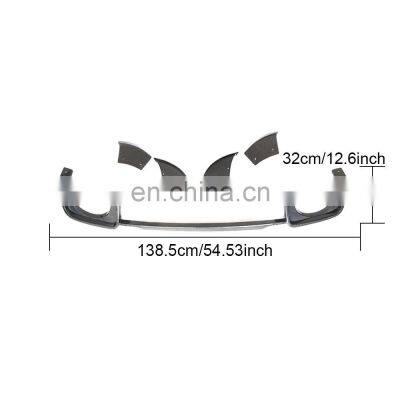 Carbon Fiber Rear Bumper Diffuser for Audi TT RS MK3 8S 2016-2018 photo-5