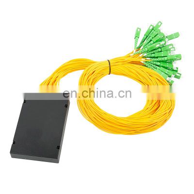 1x32 SC APC ABS Box Single Mode Fiber Optic PLC Splitter ABS Box Module 1x32 abs plc splitter