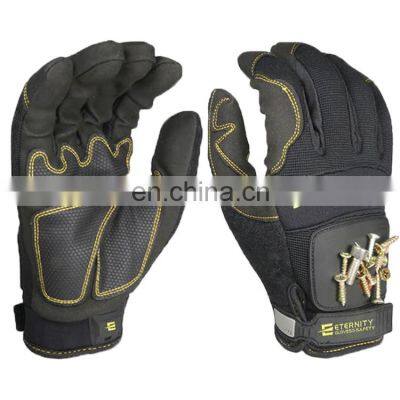 Touch screen hand protection safety garden mechanic gloves en388