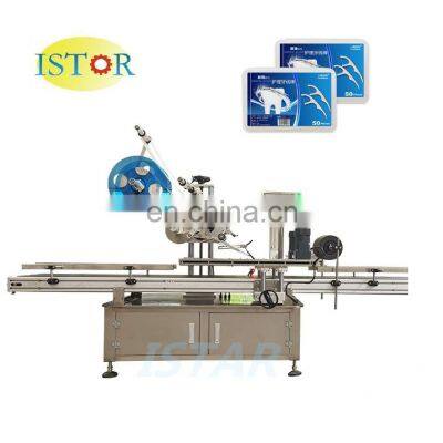 Automatic Flat Surface  Label Applicator labeling machine for Jars Bottle box tray envelope Plastic Bags