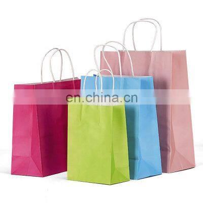 Sunkea Custom Printed food packaging pink paper bag