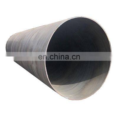 Building material hot rolled black round steel welded pipe Q345 Q235B