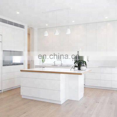 CBMMART Hot Selling Modern MDF White Lacquer Kitchen Cabinets Made In China