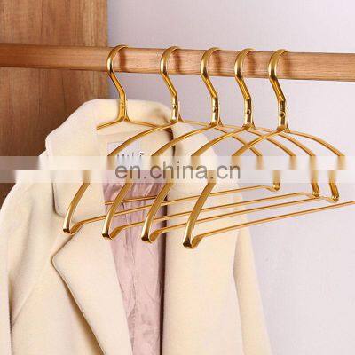 Heavy Duty Non Slip Branded Velvet Clothes Personalized Multi Wedding Children Luxury Gold Hangers photo-5