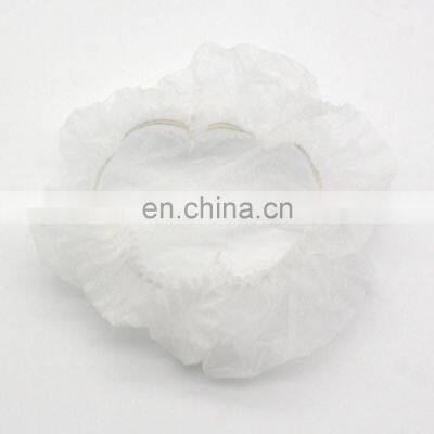 Wholesale White Color PP  Disposable Non-woven Mob Cap