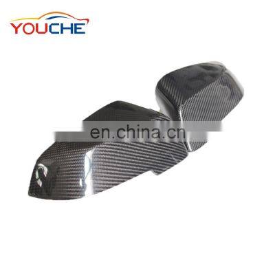 Carbon Fiber Car Mirror Cover for BMW 5 6 7 Series F10 F18 F06 F12 F13 F01 2014+ Normal Style Rearview Mirror Cover caps