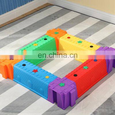 kindergarten toys home balance board children balance beam indoor single plastic bridge