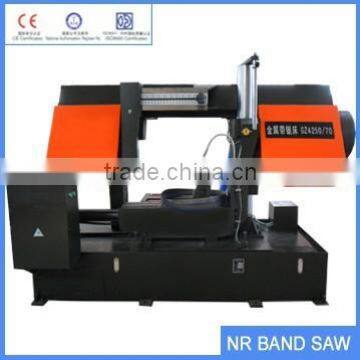 GZ4260 Double Column Hydraulic horizontal metal cut band saw machine swivel head bandsaw