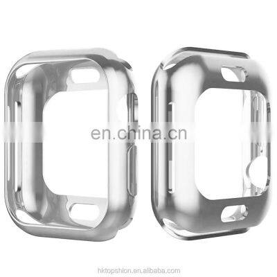 Transparent Silicone Tpu Clear Full Screen Protector Cover Smart Watch Case For Apple