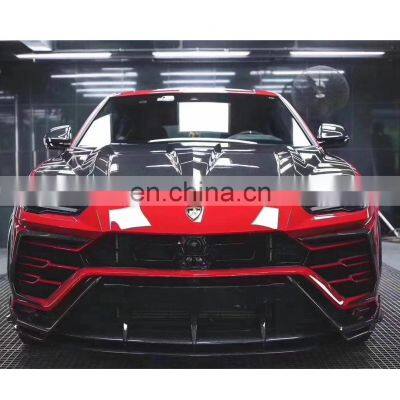 Runde TOPCAR Style Carbon Fiber Engine Hood Front Lip Rear Lip Diffuser Side Skirts Spoiler For Lamborghini URUS Body Kit