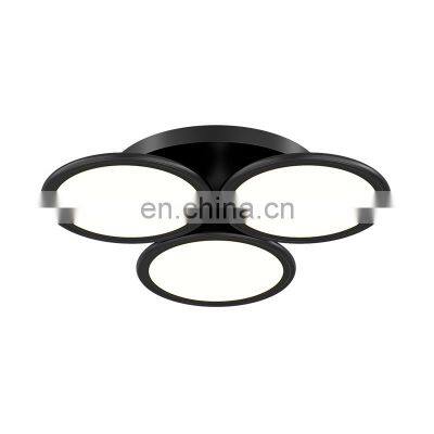 Custom Luxury Surface Mounted Circle Ceiling Light Modern Dimmable Led Ceiling Lamp For Living Room Bedroom Office Home Lighting