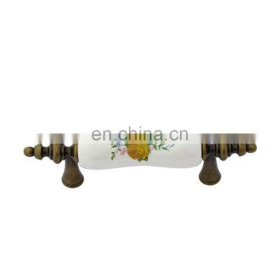 Ceramic Zinc Alloy Cabinet Drawer Door Handles Pulls photo-2