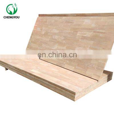 28mm Thickness Rubberwood Finger Joint Laminating Board Hevea Board