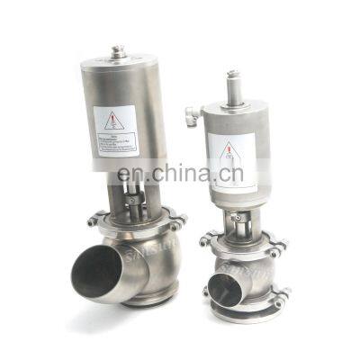 Air Reversing Valve Hygienic Pneumatic Actuator Flow Diverter Seat Valve/Reversing Valve