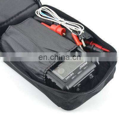 Portable Zipper Bag Multimeter Dus-tproof  Tool Bag For DM100 Multimeter Large Capacity Tool Black Large Bag