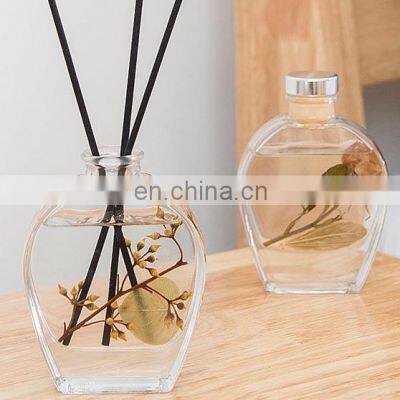 ENO Custom Package Design Reed Stick Fragrance Oil Reed Diffuser Glass Bottle Flower Decoration Air Freshener Reed Diffuser