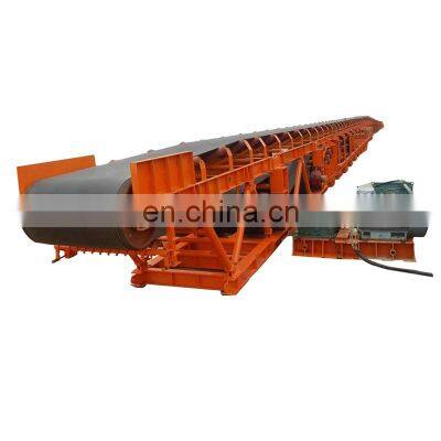 Industrial Mine Belt Conveyor For Conveying Grind Mineral Ores Crushed Rocks Sugar Salt Cement Fertilizers