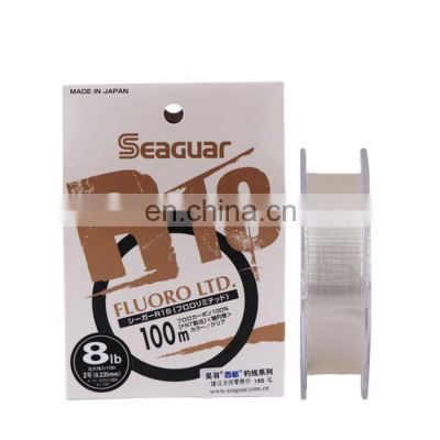 High Quality Seaguar R18 sliver 100% Fluorocarbon Fishing Line Japanese Shock Leader  Low Moq