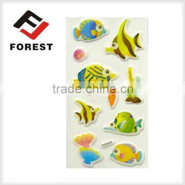 Paper cute cartoon sticker for kids printing, foam glitter letter stickers                        
                                                Quality Choice