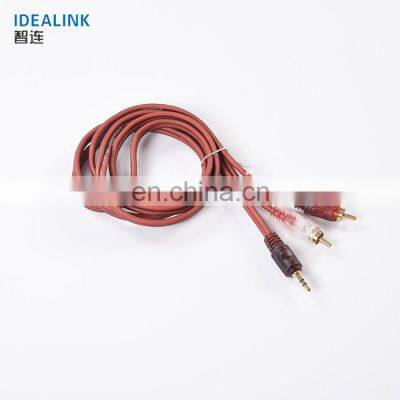 Factory Supply 3.5mm Male to Male 2RCA Audio Video Cable for DVD Player/HDTV photo-5