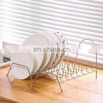 Dish Drainer Racks Kitchenware Storage Drain Dish Rack Stainless Steel Kitchen Plate Drying Rack