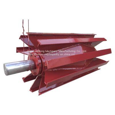 JIS Carbon Steel Belt Conveyor Wing Pulley for Mining