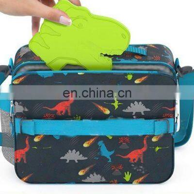 Top Rated Wholesale Rubber Portable Blue No Sweat Thin Cold Gel Bag Food Custom Reusable Ice Pack photo-3