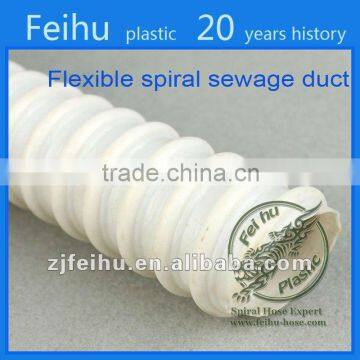 flexible spiral sewage duct