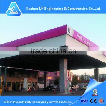 Steel Fabrication Frame Structure Gas Station Canopy photo-5