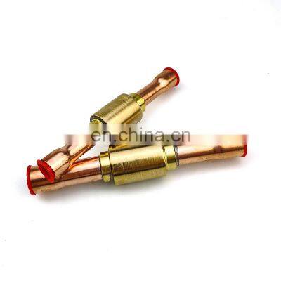 Piston Check Valve Brass One-way Valve Refrigeration Copper Check Valve