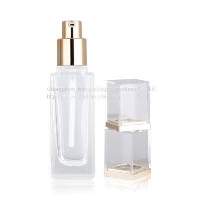 15ml Liquid Foundation Glass Bottle Split Bottling of High-end Cosmetics 100ml Lotion Bottle photo-2