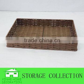 rectangular shallow paper fruit basket