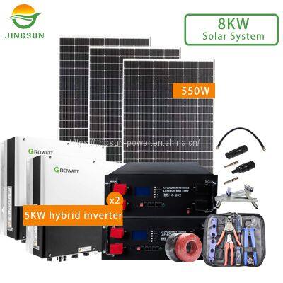 8 KW Solar System 550W panels