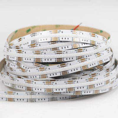 Custom LED COB High Flexibility DC24V 20W/M White PCB RGBW COB LED Strip Lights