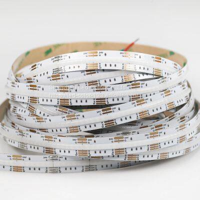 Custom LED COB High Flexibility DC24V 20W/M White PCB RGBW COB LED Strip Lights