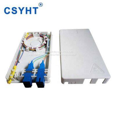 4fibers Indoor Wallmount Fiber Optic Terminal Box Ftth Distribution Box photo-3