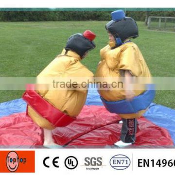 PVC tarpaulin No Toxicity inflatable sumo wrestling suits , inflatable sumo suits