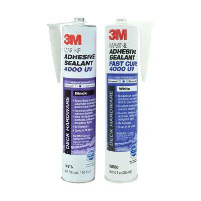 3M Sealant 4000uv Marine Silicone Salt Water Resistant Seawater Sealing Fiberglass Deck Hull Yacht Bonding photo-5