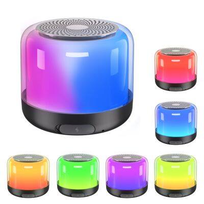 Cheapest Promotion Gifts Mini Round Bluetooth Wireless Subwoofer Speaker Battery Metal OEM Active Radio Bluetooth photo-2