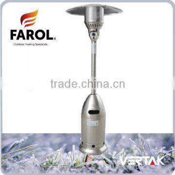 Stainless steel finish radiator heater