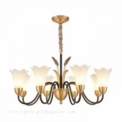 Modern European Style Living Room Bedroom Chandelier Fixture