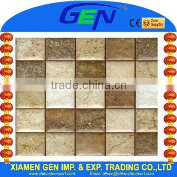 Retro Onyx Split Face Mosaic Tiles